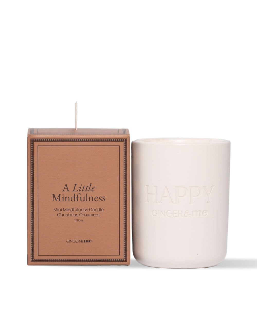 A Little Mindfulness Ornament - Happy